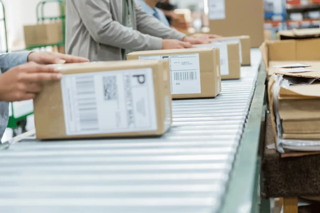 Labeling line moving directly into FBA prep at Arizone